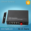 4 channels voice ethernet over fiber optical audio converter telephone line multiplexer